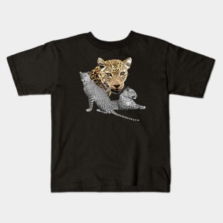 Leopard in Africa Kids T-Shirt